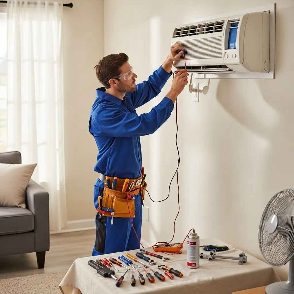 Kula Toshiba Toshiba klima gaz dolumu ve bakım – Enerji verimliliği artırıldı. - Teknik servis örneği